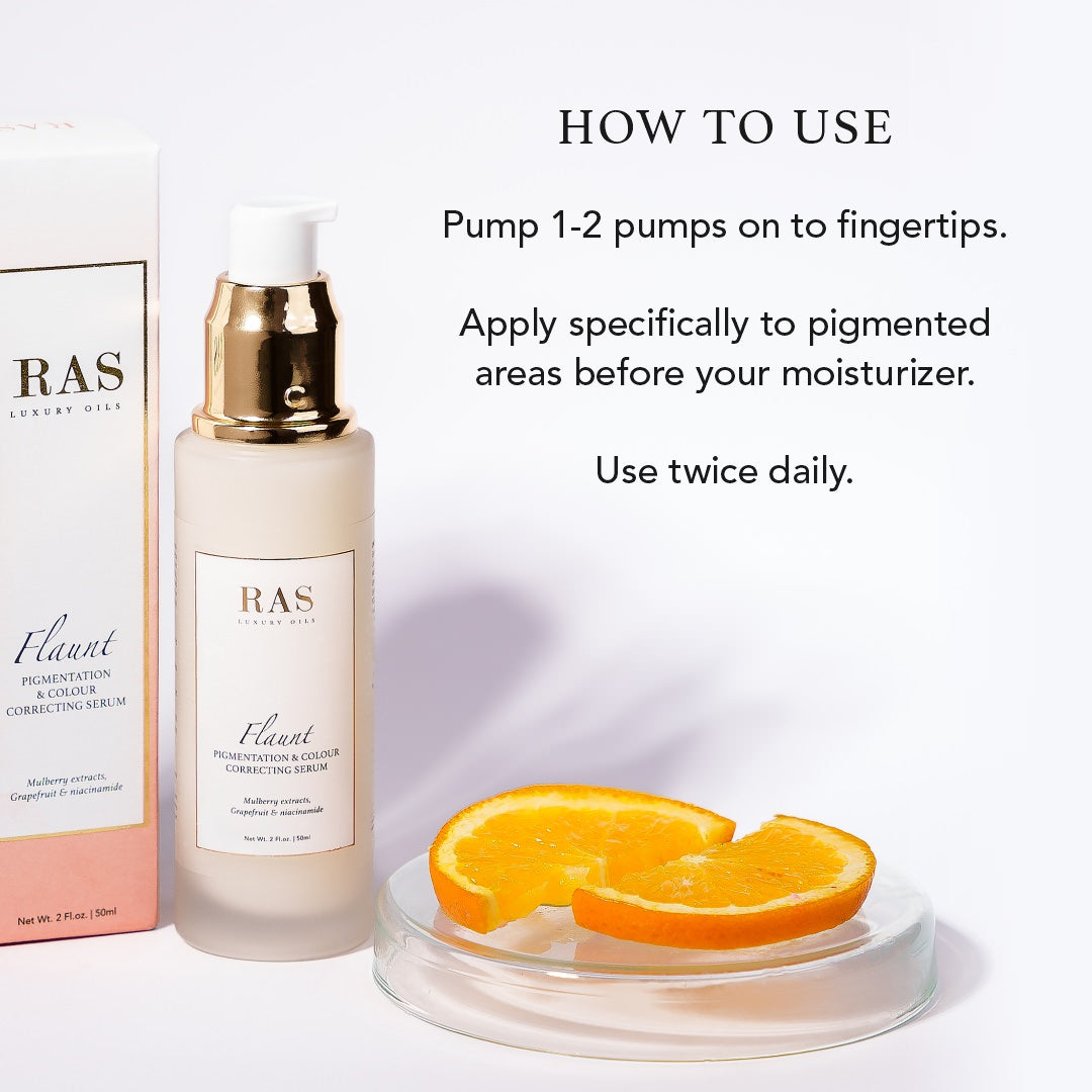 Flaunt Anti-Pigmentation Serum for Face & Body | With Vitamin A+C+E