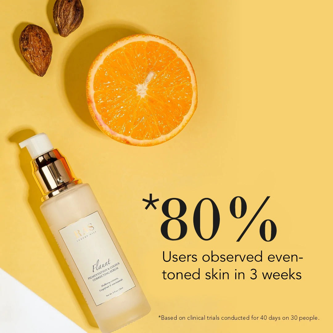 Flaunt Anti-Pigmentation Serum for Face & Body | With Vitamin A+C+E